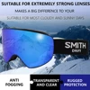 BRAND Winter Sports Ski Goggles UV400 Protection Ski Mask Male Female Anti-Fog Big Face Snow Glasses Skiing Snowboard Eyewear 2