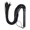 High Quality Pu Leather Pimp Whip Racing Riding Crop Party Flogger Hand Cuffs Queen Black Horse Riding Whip 2