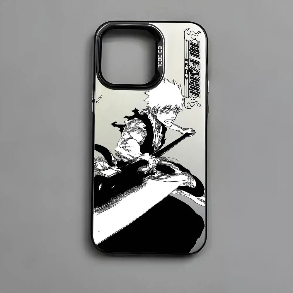 Anime-Inspired Kurosaki Multicolor Matte Metallic Aurora Phone Case