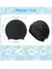 1pcs Long Hair Oversized Swimming Cap, Waterproof Silicone Swimming Cap Suitable for Women, Men, Braids, Braids, Afros 4