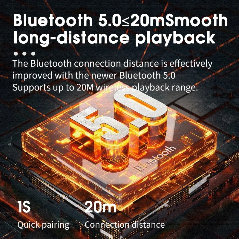 EBS-300 5W Mini Portable Bluetooth Speaker Fabric Mesh TF Card Music Box IPX6 Waterproof For Phone PC Taplet Palyer
