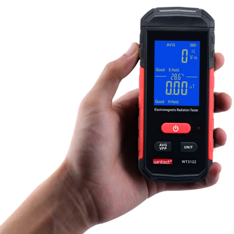 

U50 Geiger counter new WT3122 electromagnetic field detector wave radiator mobile phone radiation tester audible visual alarm