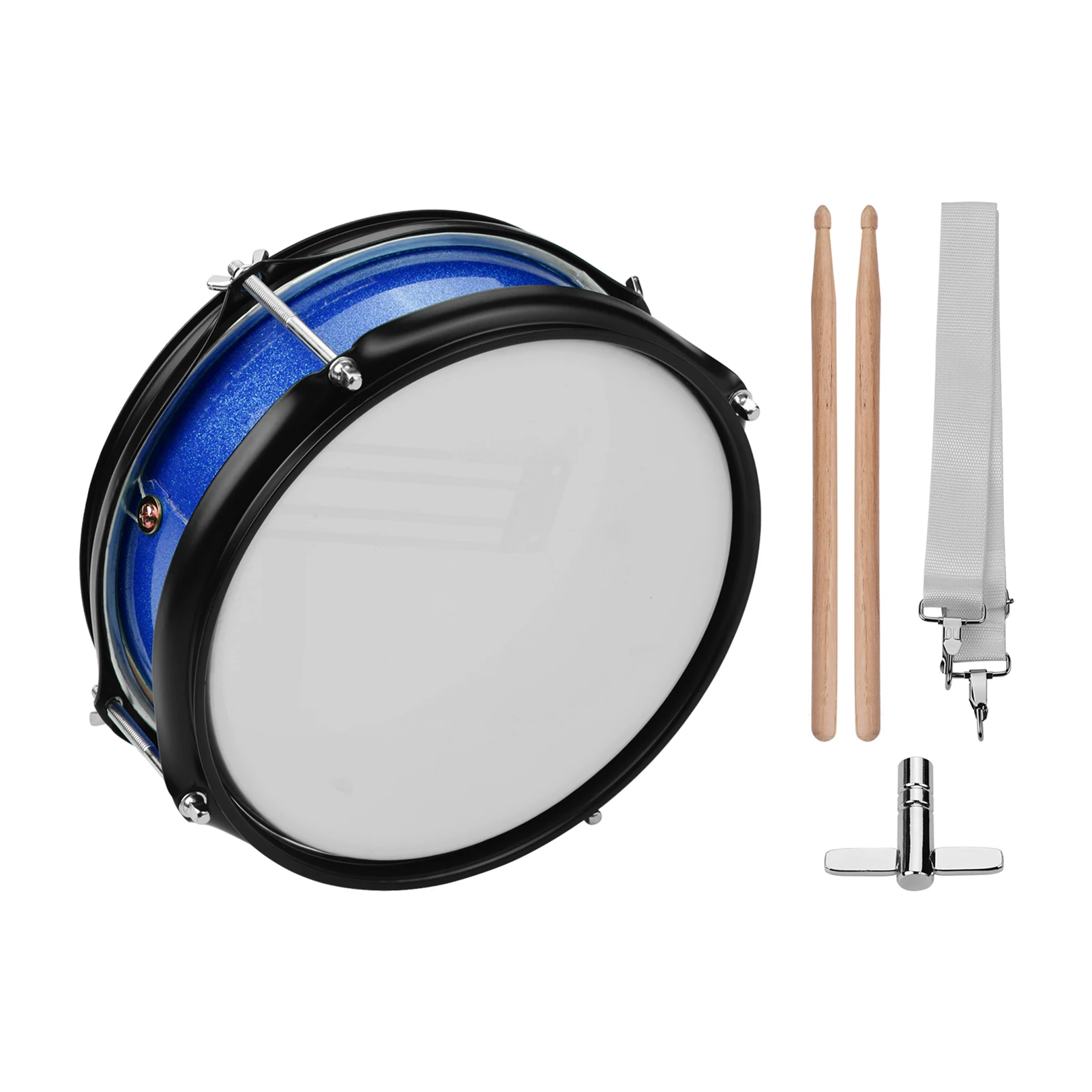 8inch Snare Drum With Drumsticks Shoulder Strap Drum Key For Student Band children snare drum drum for kids snare