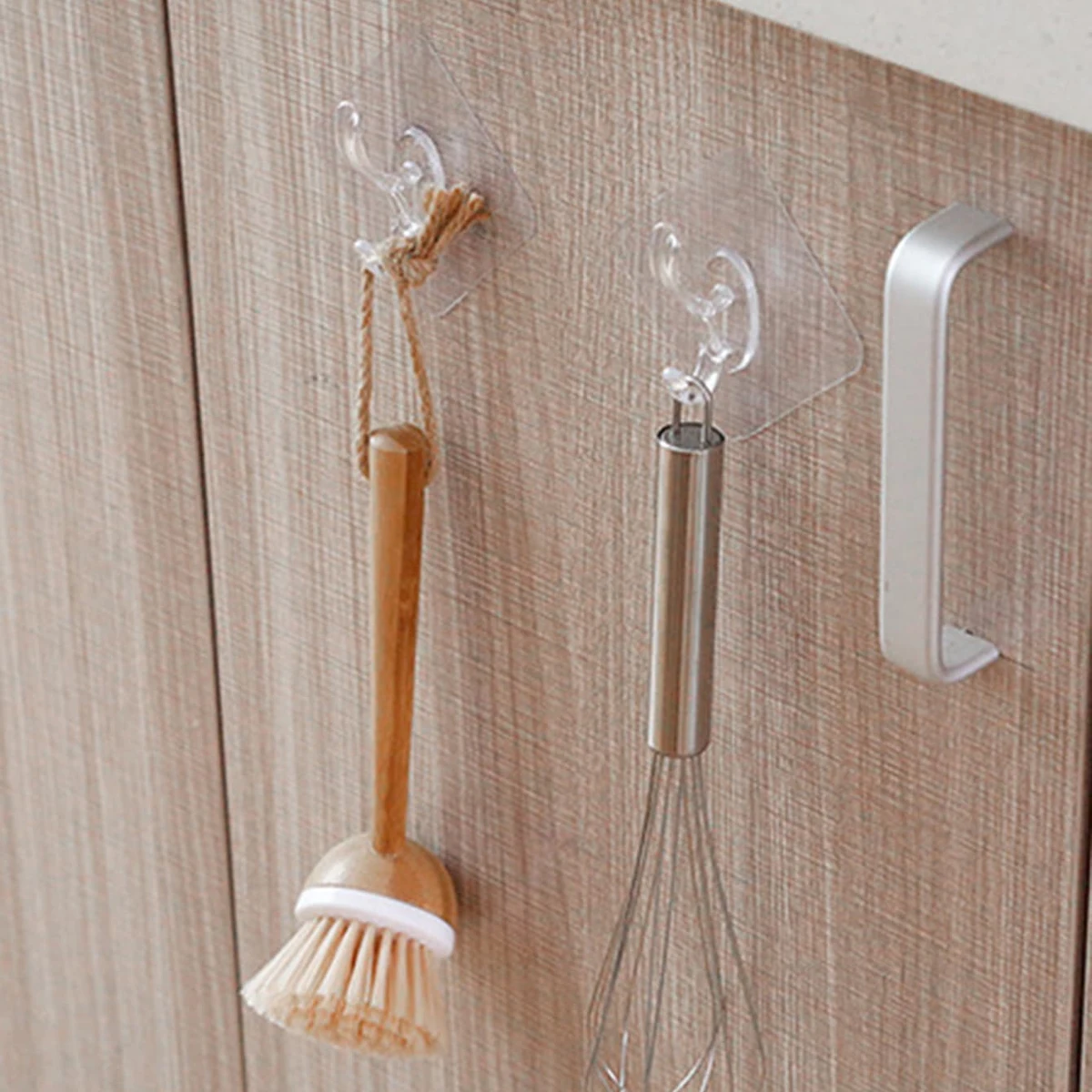 5pcs Non Impact Self-Adhesive Wall Hanging Hook