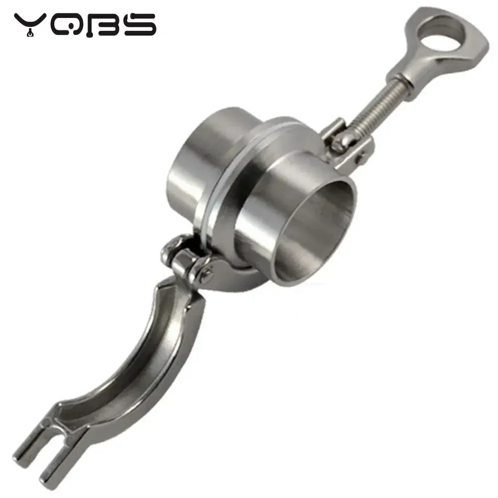 YQBS Weld Welding Tri clamp SS Sanitary Flange Pipe Ferrule PTFE or Silicone Gasket Stainless Steel SUS SS 304