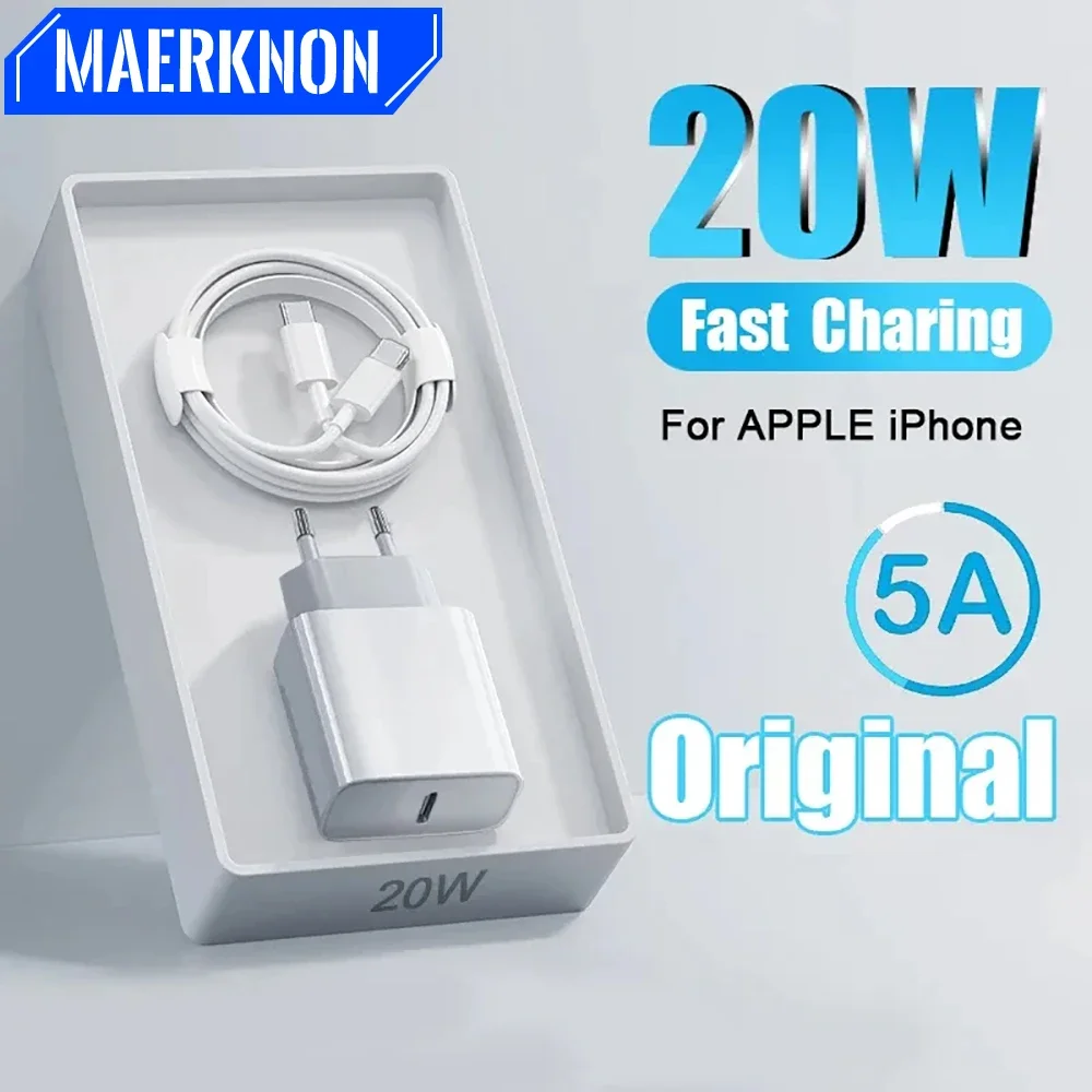 Per Caricabatterie Usb C Apple Pd 20W Adattatore Di Ricarica Rapida Di Tipo C Per Iphone15 Ipad Samsung Xiaomi Huawei Cavo Typec A Ricarica Rapida