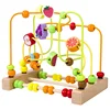 Montessori Maze Circles Around Beads Abacus Math Puzzle Early Learning Educational Wooden Toys For Children Kids 2