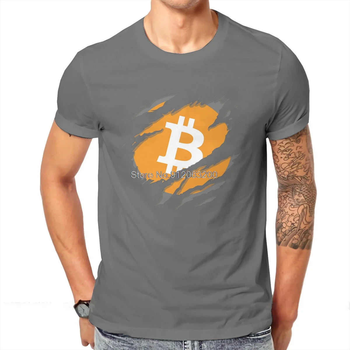 Рисунок 4 - Футболка унисекс с 3D-принтом биткоина
