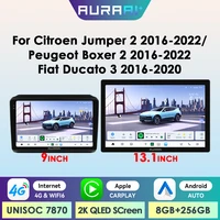 Écran intelligent Android AURAAI X100 pour Fiat Ducato 3 Citroën Jumper Peugeot Boxer 2016 - 2022 UIS7870 GPS Auto CarPlay 1