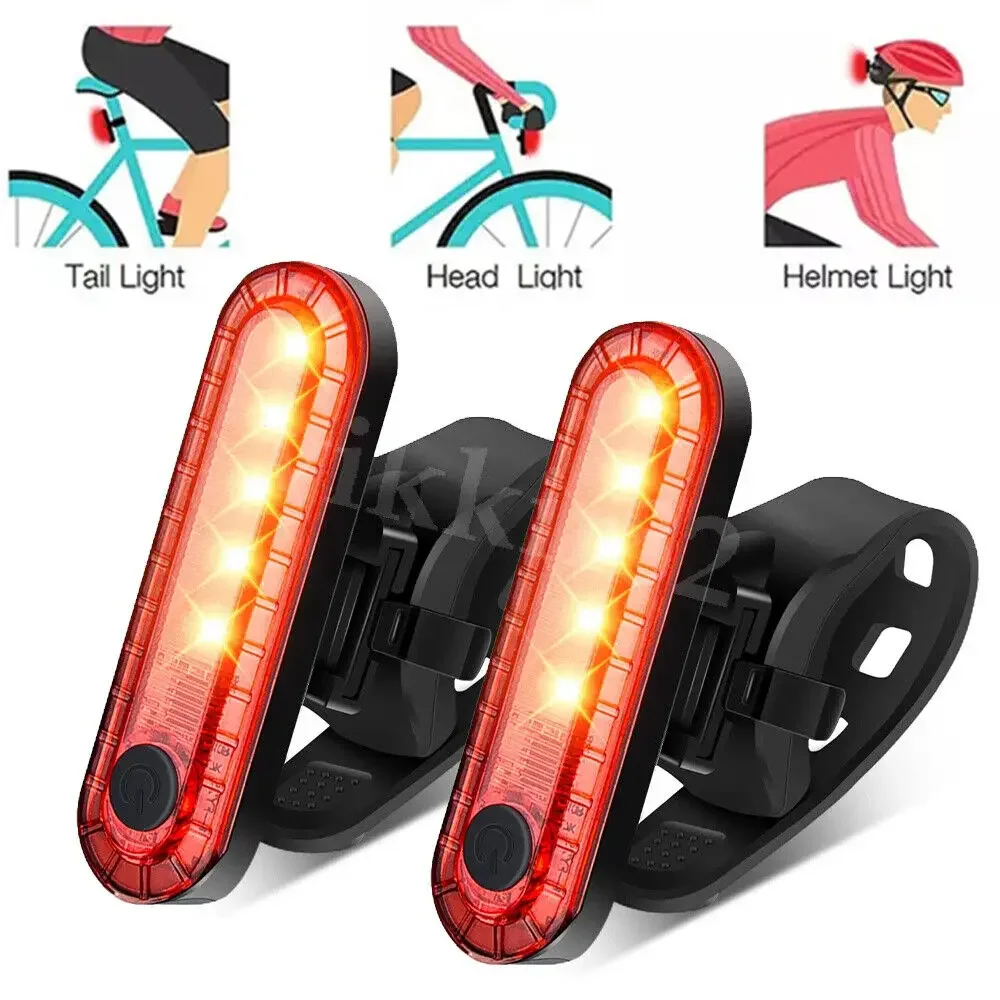 Waterproof LED USB Taillight for Cycling Safety