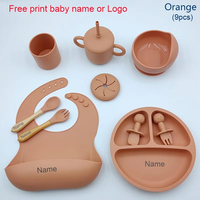 Orange 9 Pcs