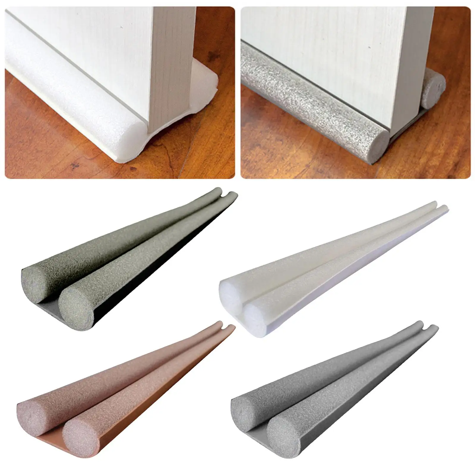 brugt Majestætisk afbryde Under Door Draft Stopper Reduce Noise Blocker Sound Proof Protector  Doorstop - Sealing Strips - AliExpress