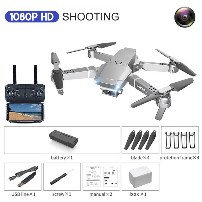 E68 RC Drone 4K HD 1080P Professional Anti-shake camera WIFI FPV Drone Foldable Quadcopter Image Transmission Helicopter Toys world tech toys helicopter RC Helicopters