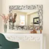 40 Inch Art Decor Wall Mirrors Large Grecian Venetian Mirror Vanity Sliver for Hotel Home Beveled Edge Accent Mirror 1