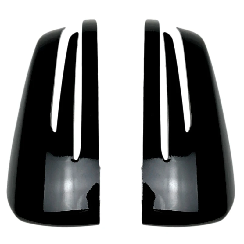 

For Mercedes Benz A B CLA GLA C E Class W176 C117 X156 W204 W212 Glossy Black ABS Side Rear View Mirror Cover Trim