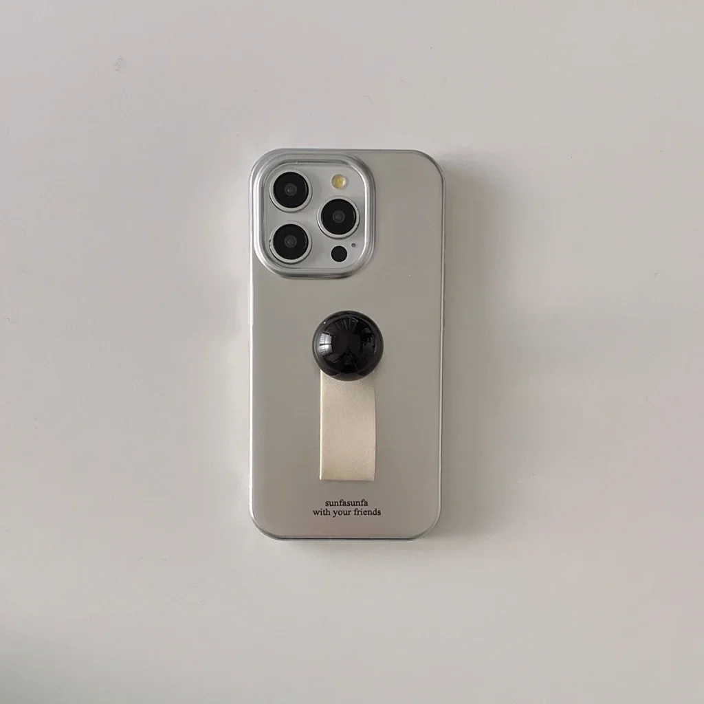 فضي تصفيح اللون حبة حلقة مشبك مع حامل للصدمات واقي...