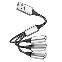 USB Type C Hub Extensions 4 Port USB Cable Splitter OTG High Speed Transfer Adapter Portable Converter For PC Laptop Macbook Air 1
