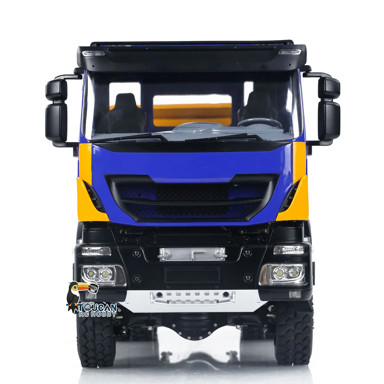 1/14 LESU RC Trailer 2 Axles Hydraulic Metal Full Trailers Electric Support Legs Self-dumping Model Truck Construction Vehicle 5