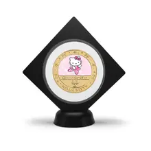 

TAKARA TOMY cute cartoon anime Hello Kitty peripheral commemorative coins collection souvenirs to send friends gifts