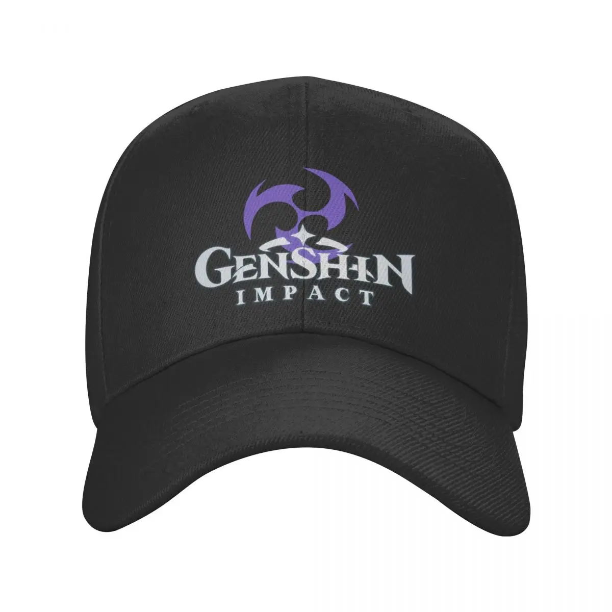

Classic Electro Big Emblem Genshin Impact Video Game Baseball Cap Women Men Personalized Adjustable Anime Manga Dad Hat Summer