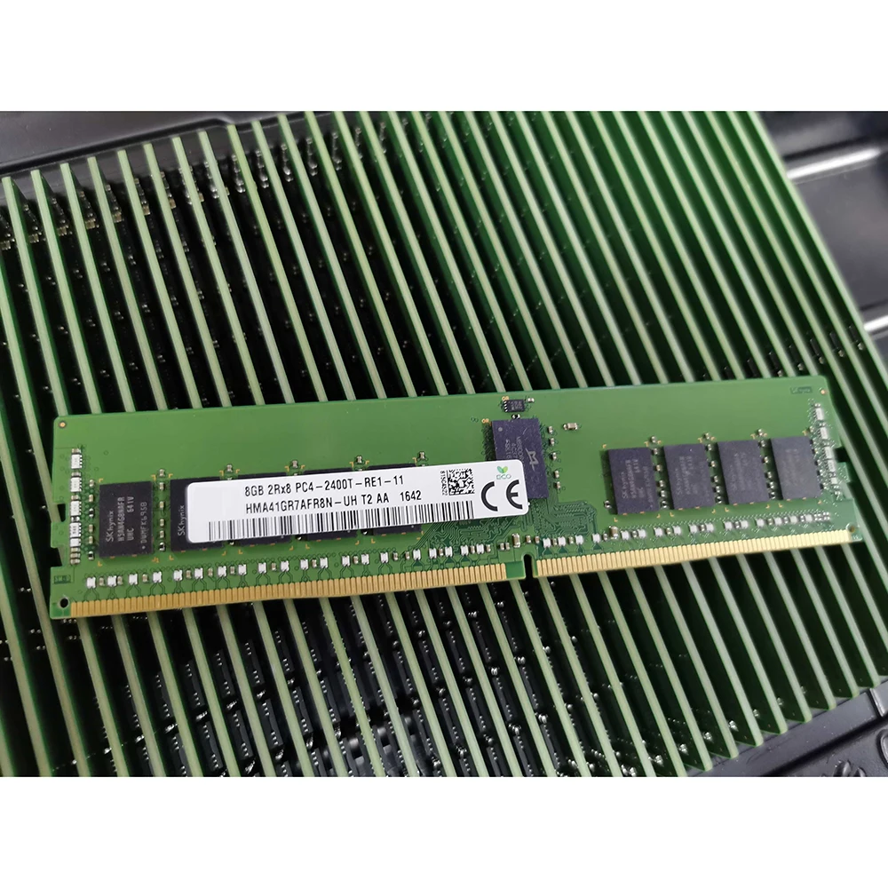 SK 하이닉스 RAM, 8GB, 2RX8 PC4-2400T, REG HMA41GR7AFR8N-UH 서버 메모리, 1 개