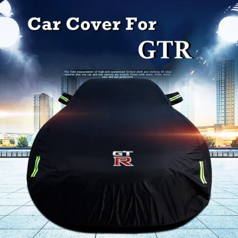 NissanGTRCarCoverBodyDustproofRainproofOutdoorFullCarSetCoverSunUVProtection