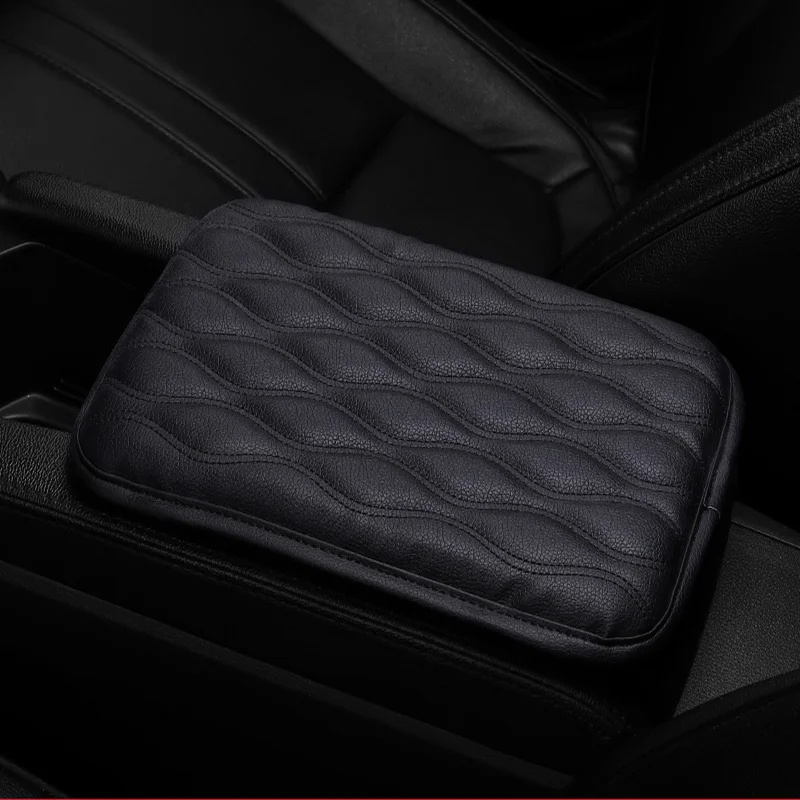 Car Armrest Box Mats Memory Foam Vehicle Arm Rest Box Pads Leather Center  Console Covers Styling Interior Accessories - Armrests - AliExpress