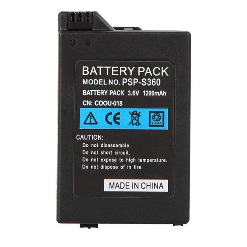 1200mAh 3.6V Power Battery Bateria Pack for Sony PSP 2000 PSP 3000 PlayStation Portable Rechargeable Batteries game console battery replacement battery