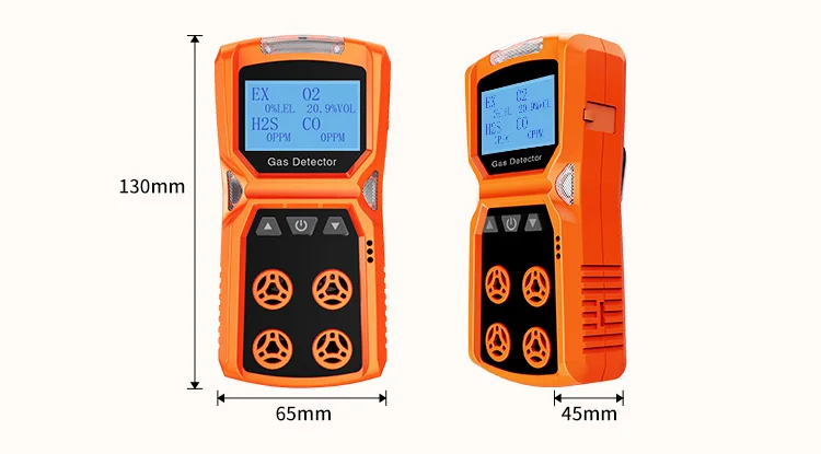 height measurement tool Multi Gas Detector Gas Meter O2 H2S CO LEL 4 in 1 Oxygen Hydrogen Sulfide Carbon Monoxide Combustible Gas Leak Detector universal indicator paper