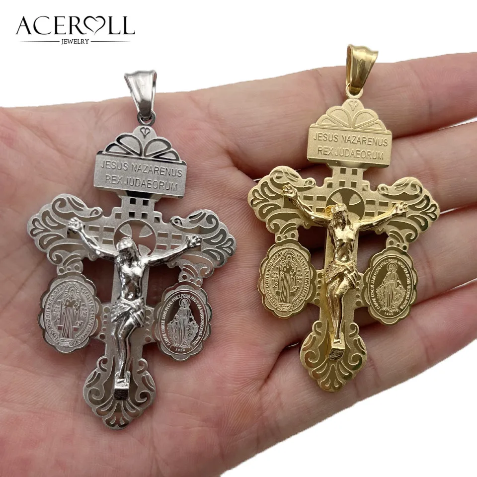 ギフトカトリック 25個セット - 聖ベネディクト十字架 両面ダイカスト イタリアン L 1-1/2インチ