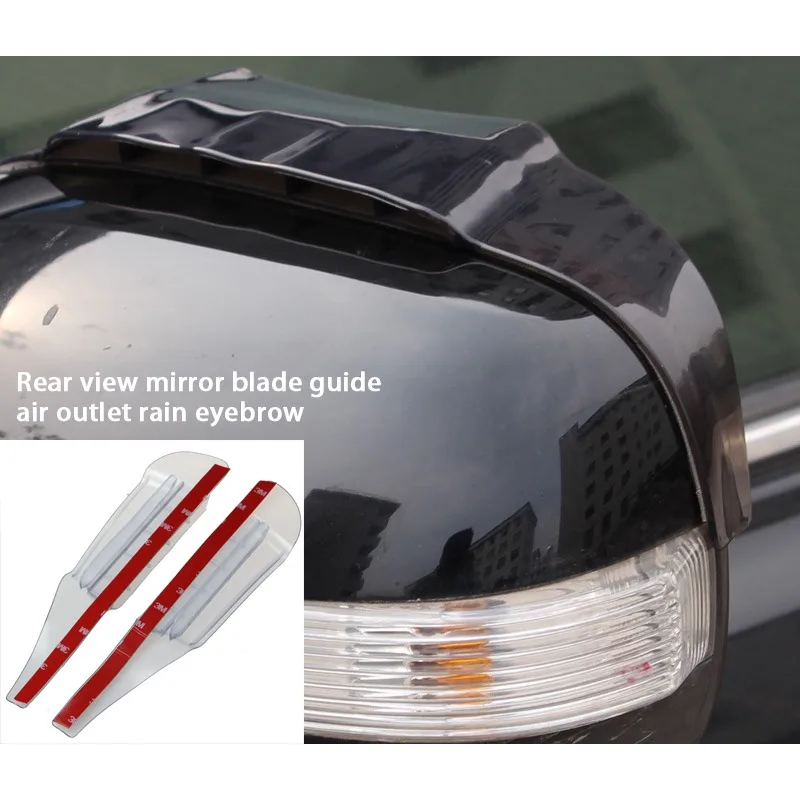 Car-styling Rearview Mirror Rain Eyebrow Visor Shade For Ford focus 2 3 mk2 fiesta ranger Fiat 500 Punto BMW E46 E39 E90