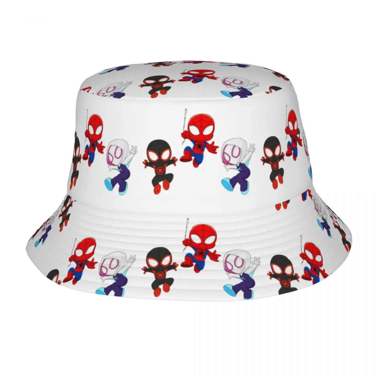 

Ghost Spider (16) Bucket Hats Panama For Kids Bob Hats Reversible Fisherman Hats For Summer Fishing Caps Man Woman