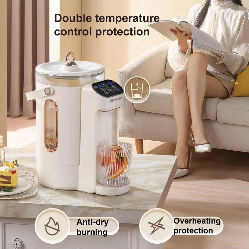 Home Smart Electric Kettle Keep Warm Electric Water Bottle 6 Gear Temperature Adjust Large Capacity Split Water Dispenser 4L
