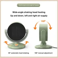 110V 220V Automatic Swing Head Air Warmer Large-area Circulating Heating Ventilator PTC Ceramic Core Rapid Heating Anti-dumping 2