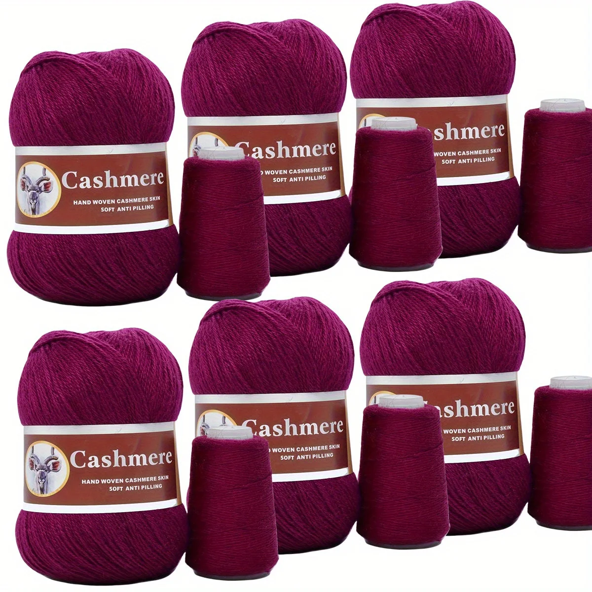 Luxurious Hand-Knitting Cashmere Wool