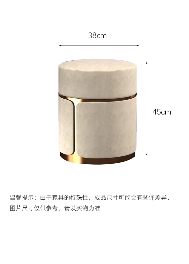 Light Luxury Makeup Chair,Designer Style Simple Nail Art Rotatable, Bedroom Internet Celebrity Backrest Female