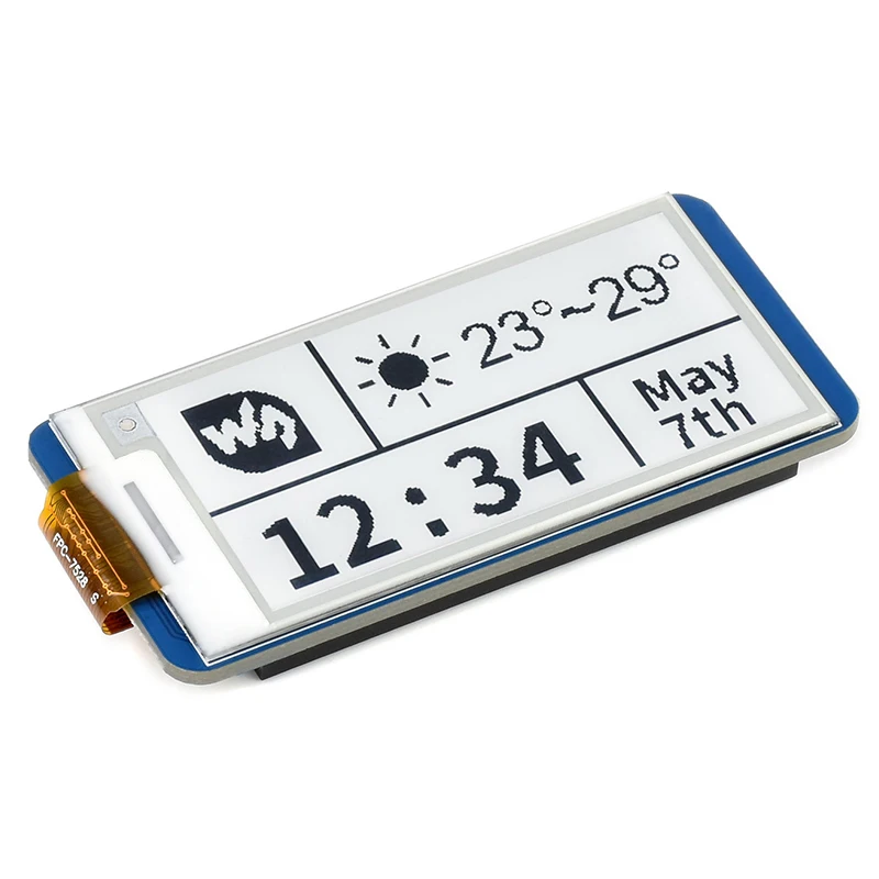 

2,13 дюймовый E-Paper E-Ink модуль дисплея для Raspberry Pi Pico 250*122 пикселей ЖК-дисплей черный/белый SPI дисплей для RPI Pico