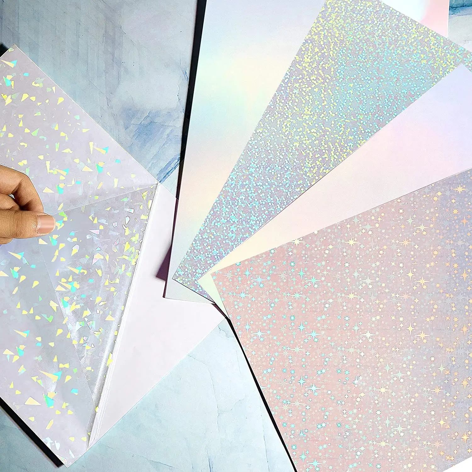 Holographic Vinyl Overlay Sheets 4