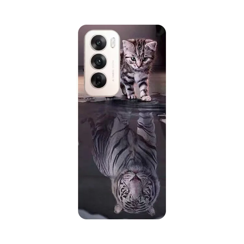 Fashion Wolf Soft Silicone Back Cover
