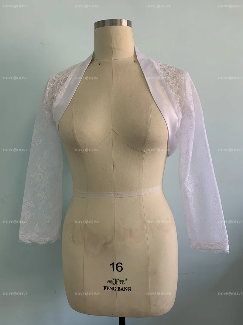 Ivory Bohemian Lace Wedding Bolero Women Cape White Ivory