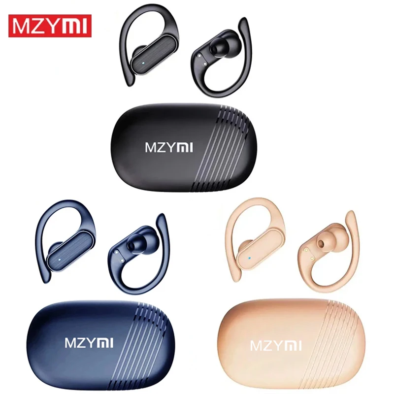 MZYMI Bluetooth 5.3 Wireless Earphones A520 In Ear Headphones EarHooks Game Headset Waterproof Sports Earbuds For Phone/Laptop