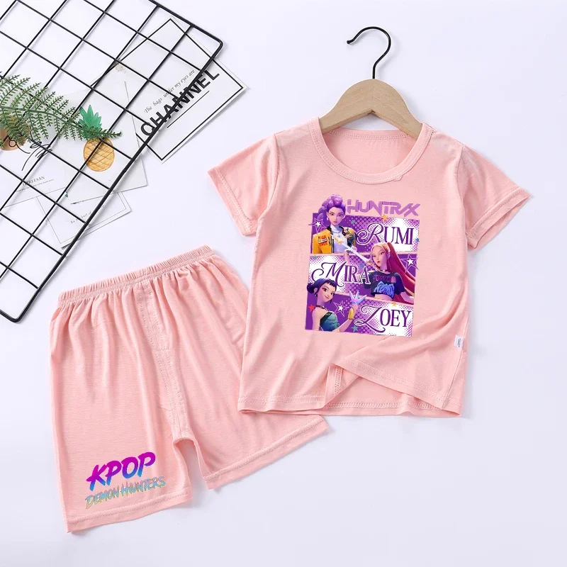 Demon Pop Hunters Schlafanzug Mädchen - K-Pop Anime Pyjama Set