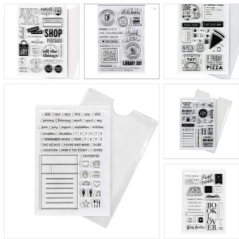 ZFPARTY New shop Transparent Clear Silicone Stamps for DIY Scrapbooking ...