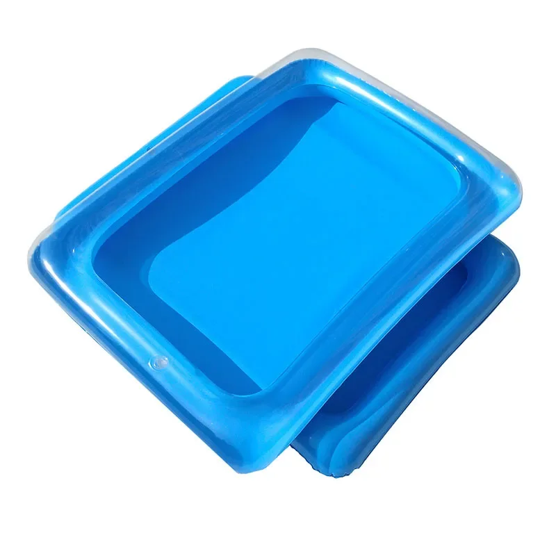 1pc 60X45cm Indoor Magic Play Sand Children Toys Mars Space Inflatable Sand Tray Accessories Plastic Mobile Table Kid Party Play 2
