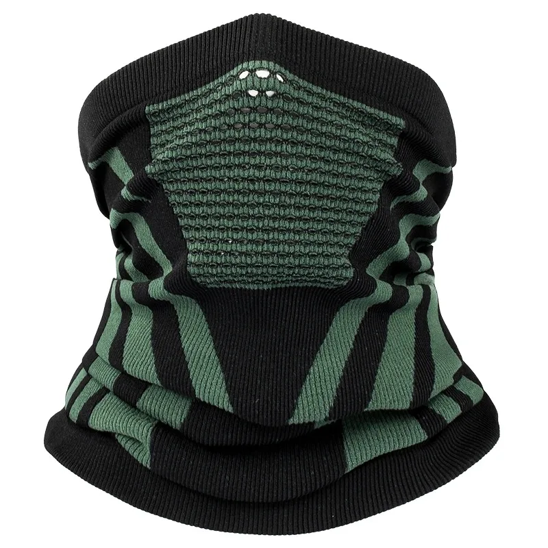 Thermal Face Bandana Mask Cover Neck Warmer Gaiter Bicycle Cycling Ski Tube Scarf Hiking Breathable Masks Print Women Men Winter