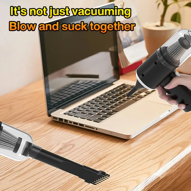Wireless Car Vacuum Cleaner 800/1200Pa Cordless Handheld Cleaning Robot Auto Vacuums Strong Suction Cleaner For Car 5