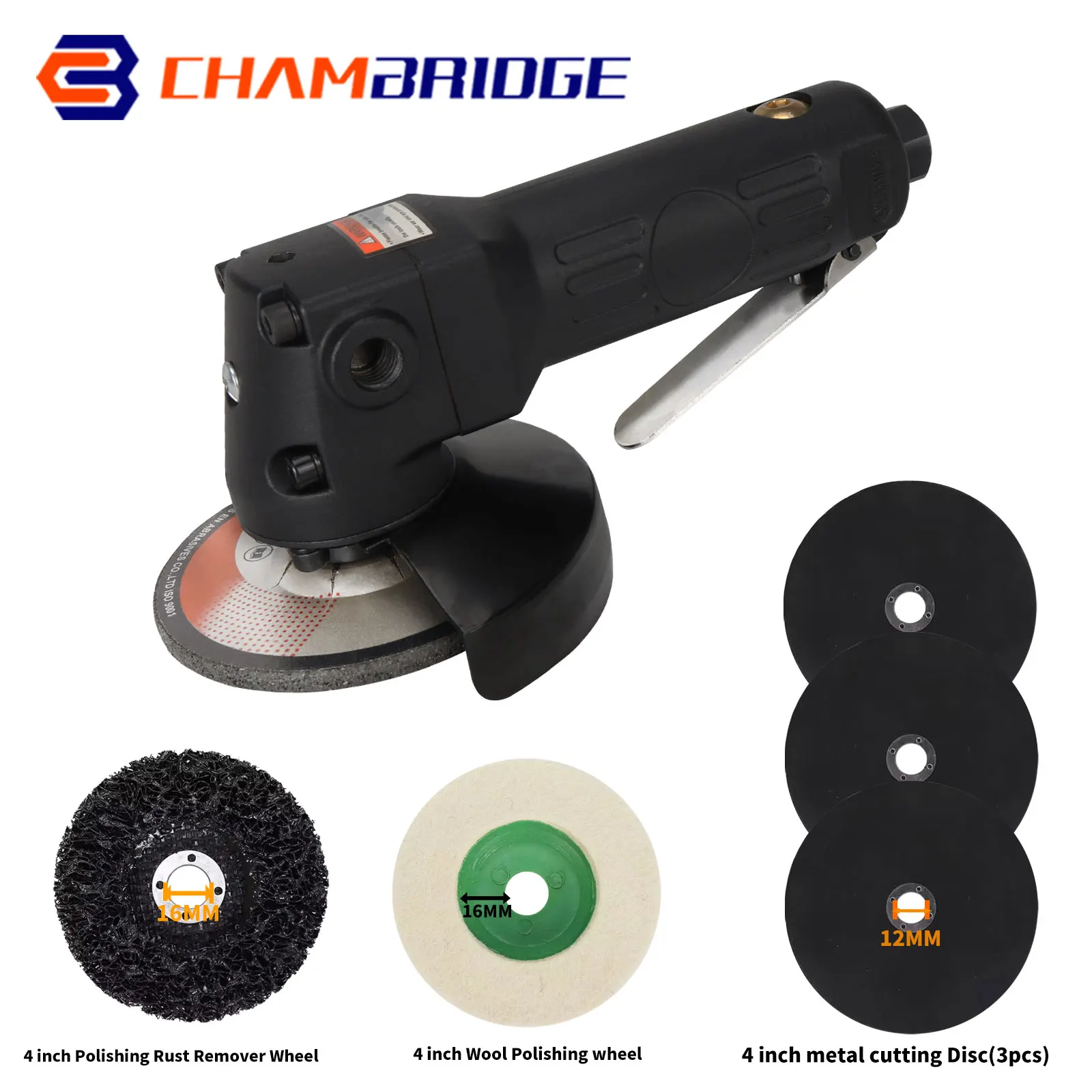 High Speed Air Angle Grinder 4 
