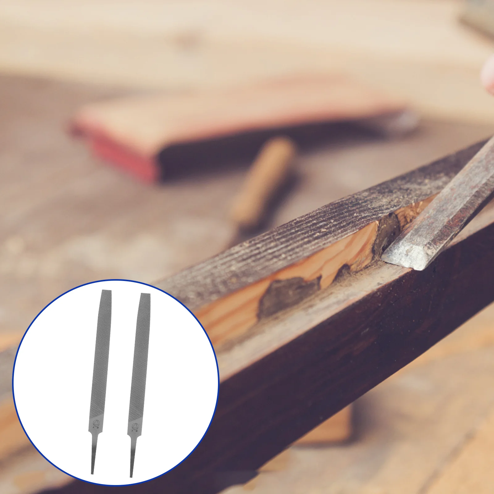 

2 Pcs Garden Tool Sharpener Axe Sharpening Stones for Knives Metal File Hatchet Files Knife Blade Fine Teeth Whetstone