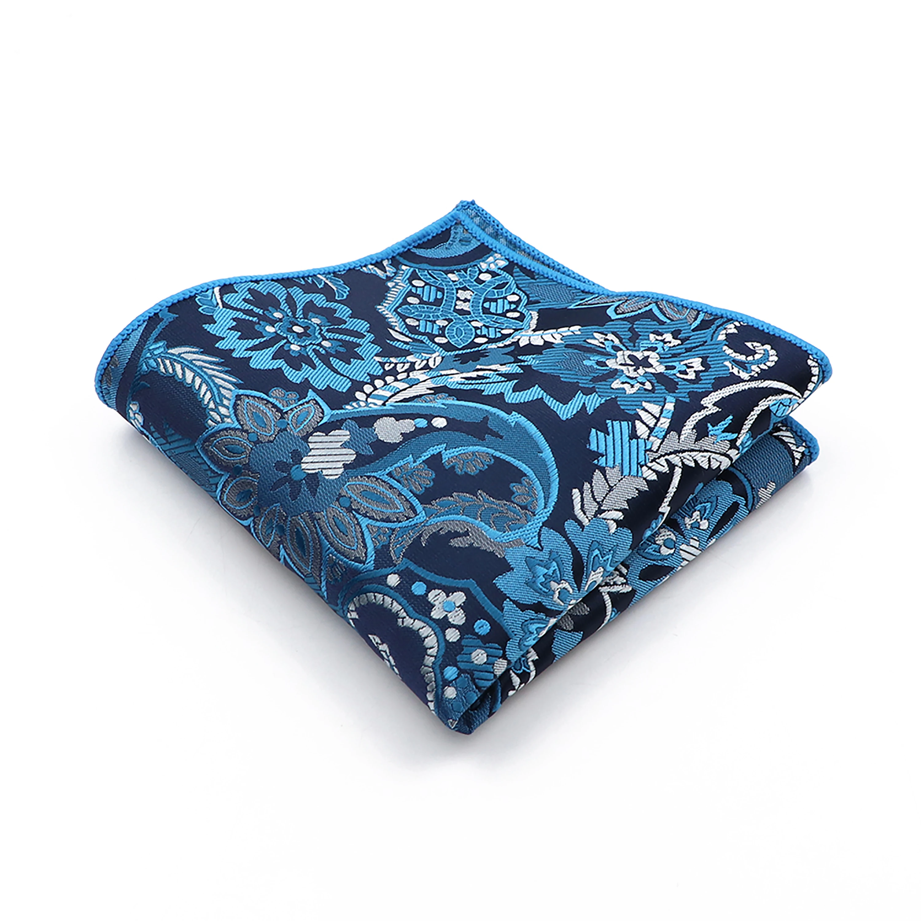 Pocket Square Mini Handkerchief Vintage Paisley Mens 23cm Width For Business Wedding Party Tuxedo Suit Accessories