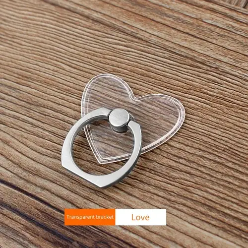 1/2pc. ​ Universal Mobile Phone Holder Stand Finger Ring Magnetic For cute Cell Smart Phone Transparent holder for iphone 12XS M - Image 12